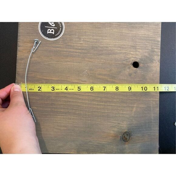 Rustic Wooden Sign “Pets Make Our Lives Whole” Hand Crafted Wall Hanging with Pa - Picture 7 of 9